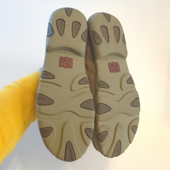 New Twisted X Lace Up Driving Leather Comfort Moccasins Size 10M Dusty Tan - Picture 9 of 9